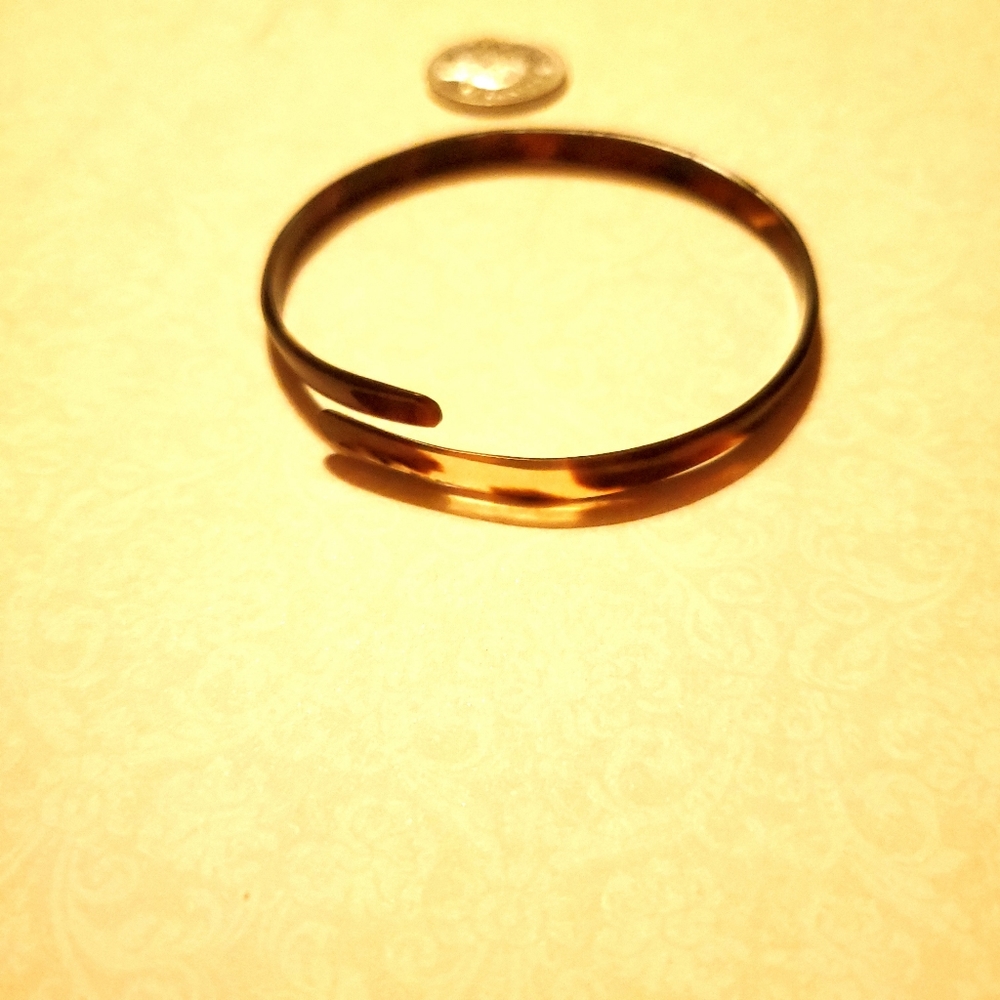 Delicate Antique Tortoiseshell Ladies Bracelet Bypass Style Tested